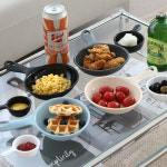 1+1 손잡이원형 앞접시 디저트접시 플레이팅 나눔 먹방 유해물질 테스트완료 : 5월상회