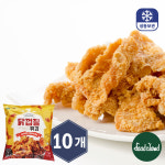 [BOX] 닭껍질튀김 (1kg x 10) 대용량 술안주 업소용 : 푸드클라우드