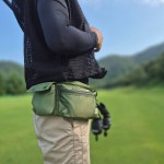 핑크팡 허리 힙색 벨트 파우치 골프 여행 벨트백 남녀공용 : 핑크팡의 마켓