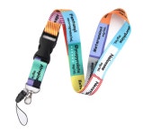 핸드폰 사원증 카드지갑 걸이 목 스트랩 (A0412) : 용천삼리