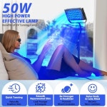 자외선 무두질 바디 램프 50W 삼각대 솔라리움 블루 파장 및 스킨 : 유스물류