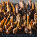 시그널박스 참숯 쪽갈비 돼지 등갈비 숯불 캠핑고기 바비큐 구이 450g, 1개 : 시그널박스 513