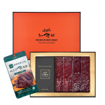 [수제칸육포] 촉촉통통 수제 쇠고기 육포 270g + 쇼핑백 : 셈프레몰