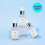 [라운지 전용] 앰플엔 히알루론샷 라이트 앰플 30ml 산뜻촉촉 7종 히알루론산 수분충전 앰플 : 코리아나화장품