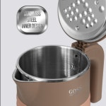 고스 플로라 대용량 무선포트 2L, 스테인리스 전기포트, LED 표시등, 자동 전원 차단 : 진영HUB이글스