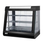 편의점 온장고 약국 마트 디저트 미니쇼케이스 핫바 38cm 직접가열 블랙 전기도금 그리드 후문형 : 천향상사