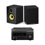데논 RCD-M41 + 와피데일 Crystal CR-4.1 블루투스 올인원 오디오 세트 정품 : 오디오마을