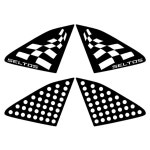 ArtX 셀토스 C쿼터 필러 글라스 카본스티커(2Type) : xauto