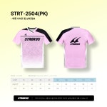 스트로커스 STRT-2504 PK 싱글스판 배드민턴 경기복 반팔 티셔츠 게임웨어 : YES스포츠