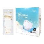 이지브레스 미세 먼지 마스크 KF94 대형 희색 개별포장 마스크 : 에듀박스