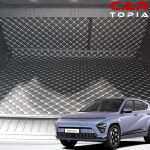 카토피아 디 올뉴 코나 SX2 일렉트릭 퀼팅 트렁크매트 가죽 차박매트 일체형 바닥 용품 : 카토피아 Cartopia