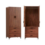 웰튼 스칼렛 800 키큰장 1인옷장 원룸장 학생장  행거선반형 옷장 : SND-웰튼