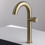 무광골드 세면대 탑볼 수전 비반트 RB340(L) CG : NUOVO