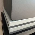 덕진스펀지 스피커 중형 매트 2개 우퍼방진패드 서브우퍼 받침대 사운드바 층간소음 230X420X25T : 덕진스펀지