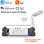 Tuya 스마트 와이파이 전기 선형 액추에이터 모터 컨트롤러 DC AC 12V 24V 32V 2 채널 스위치 RF433 원격 2CH 펄스 모듈 릴레이 : the새삥