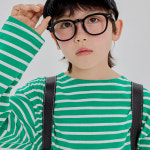 14색 남녀공용 세인트 아동 주니어 단가라 티셔츠 : 아이원더