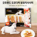 도모다찌 강아지 간식 사사미 닭꼬치 380g 3개 : 신묘한냥이