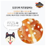 도모다찌 강아지 간식 사사미  치즈 닭갈비 380g : 신묘한냥이