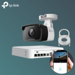 티피링크 VIGI CCTV 자가설치 세트 (실외형 2백만화소 C320i NVR POE 녹화기포함) : 디유씨앤아이티