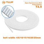 케블라 5 폴리우레탄 타이밍 변속기 5MM 스틸 피치 T2 벨트 톱니 컨베이어 코드 동기 : 엠투 네트워크