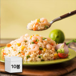 태송 굿프렌즈 새우볶음밥 300g x10봉지 PC방 키즈카페 배달 간편식 사이드 메뉴 : 제이엘푸드