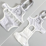 화장실 기저귀 오리용 방수 강아지 팬티 바지 개호 위생 커버 가득 작은 회색코끼리 S호[1-7근] : NovaAlpha