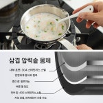 스텐 소스팬 미니 12cm 인용 피시방 미니팬 1인용 자취방 뚜껑X-프라이팬-380ml-내경12cm : 동탄보부상2호점