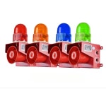 주차장 입구 경광등 출차 경고음 경광봉 경보음 출차주의등 DC12V 경보 : FITGOOD