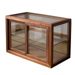 우드 쇼케이스 카페 디저트 진열장 수납장 원목 베이커리 쿠키 미니 빵 유리 : 골드아카이브