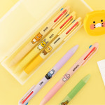 [NEW 춘식이] 카카오프렌즈 3색 볼펜 삼색 선물용 귀여운 캐릭터 필기구 펜 볼팬 0.7mm 라이언 : 아이콘스