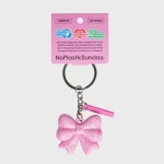 [노플라스틱선데이] 병뚜껑 업사이클링 리본 키링 제로웨이스트 친환경 선물 : goodbuystore