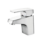 이누스 사각 원홀수전 크롬 욕실 세면수전 H0310 : 루베노