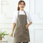 트리공방 모던 캔버스 앞치마 바리스타 앞치마 제빵 가정용 방수 : 아이템 6번지