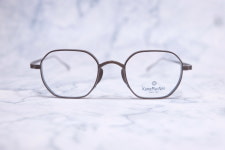 무광컬러 다각형 디자인의 티타늄 안경테 가메만넨 9917 KAMEMANNEN 고도근시 : 데이안경