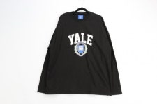 (YALE)예일 블랙 맨투맨티(XL) : 빈티지 코코