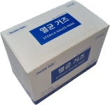 가주 멸균거즈 2X2X8P 5매X20매 가아제 의료용 소독용 : 태성메디칼