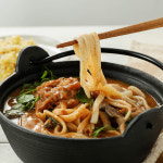 얼큰한 국물이 일품인 호랑이 샤브 칼국수 밀키트 [SD] : 슈퍼대디 도윤마켓