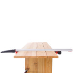 원형톱 가이드레일 조기대 목공 5세대 기계 트랙 공방 간이 레일 원목 절단기 7인치 고정 등받이에 적합한 안내판 : NovaAlpha