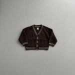 아동 꽈배기 니트 가디건 아기 유아 키즈 어린이 주니어 초등 남아 : MY HOY