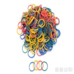 응룡상회 미니 고무줄 300P 고무밴드 고무끈 컬러고무줄 : 가성비제품추천몰
