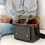 헤링본 카메라가방 숄더백 파파스포켓 K시즌5 미니 소니 미러리스 캐논 니콘 후지 : 헤링본스토어