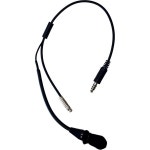 IMSA용 짧은 케이블 헬멧 키트 다이내믹 일렉트릿 마이크 유연한 붐 이어폰 U-174 U 7.1mm 플러그 : 유진무역