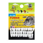 HDF 해동조구사 파워 V형 쿠션고무 [화이트] HA-1282 바다낚시 소품 V고무 브이쿠션고무 : 그린낚시