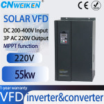 PV 태양광 인버터 MPPT 제어 펌프 VFD 200V 400V 입력 AC 3 상 컨버터 220V 출력 37 45 55KW 50 60 74HP : 저무리4