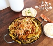 뼈 해장국 우거지 뼈다귀 감자탕 촌놈 : 스판남