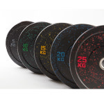 베스코 중량원판 고무 바벨 범퍼플레이트 25kg, 1개 : 엘리트스포츠