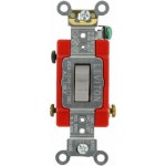 LEVITON 12232GY 20AMP 120277VOLT AC 유선 사양 후면 접지 흰색 : 오리모올