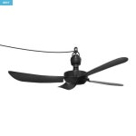 타프팬 천장 실링팬 천장형 선풍기 S-FAN50 220V 블랙 : 캠핑트렁크평택