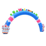 대형 풍선 가게 파티 에어아치 PVC재질 장식 토끼 홍보 농산물 게이트 바닥 5미터 키높이 환영문 : 오리모올