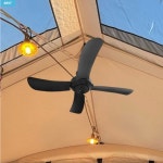 (빠른배송) 타프팬 천장 실링팬 천장형 선풍기 S-FAN50 220V 블랙 : 캠핑트렁크평택